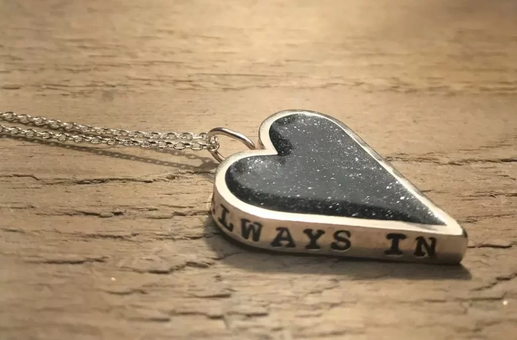 Ashes jewellery
